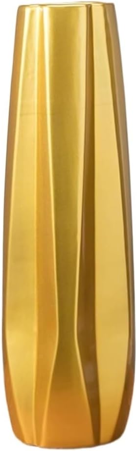 Floor Vase Ceramic Vase,Decorative Large,Floor,Modern Large Flower Tall,Floor Vase,Large Size Ceramic Vase,Multifunctional Decorative Ornaments,for Office, H,Gold-21in