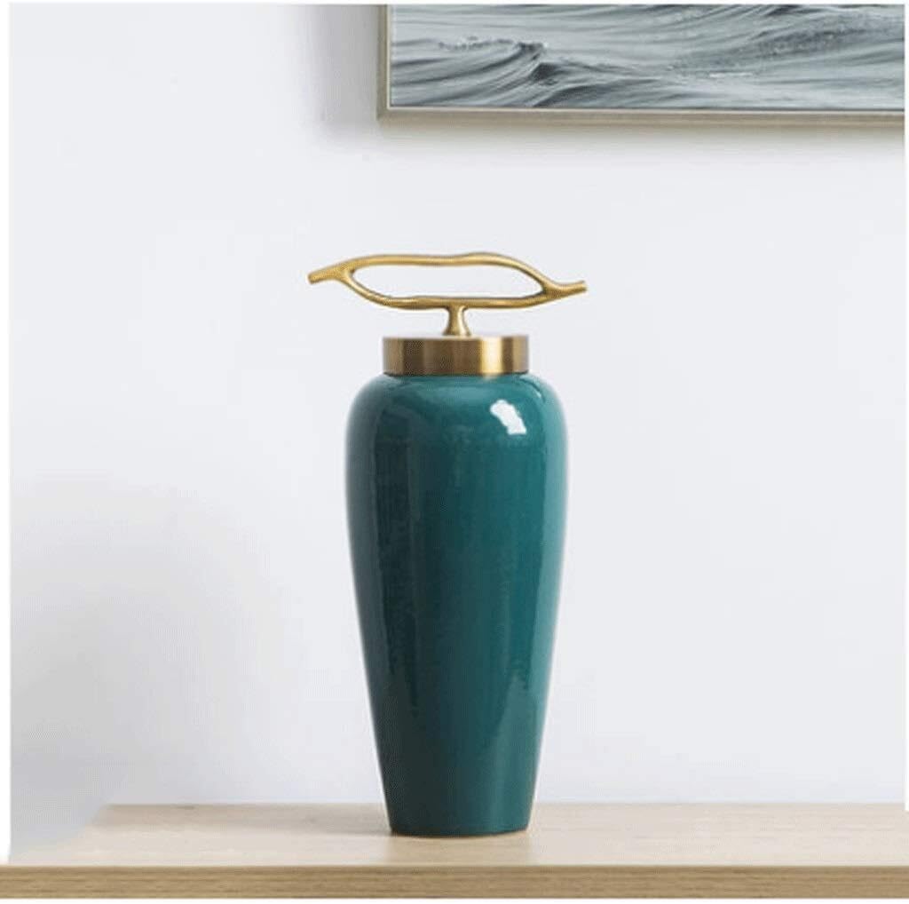 Handcrafted Ceramic Vase, Decorative Hydroponic Vase for Home, Living Room, Bedroom, Office