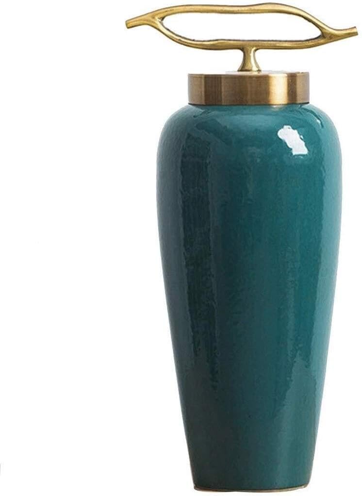 Handcrafted Ceramic Vase, Decorative Hydroponic Vase for Home, Living Room, Bedroom, Office
