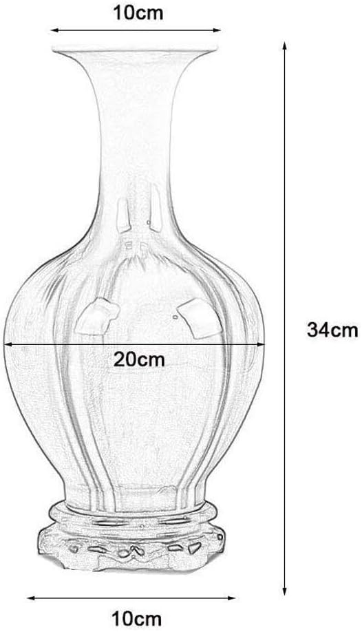 Ceramic Decorative Vase for Flower Arrangements, Handcrafted Home Crafts Decoration for Living Room, Office Gifts