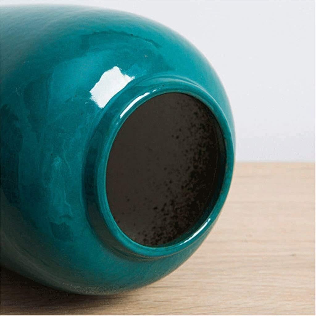 Handcrafted Ceramic Vase, Decorative Hydroponic Vase for Home, Living Room, Bedroom, Office